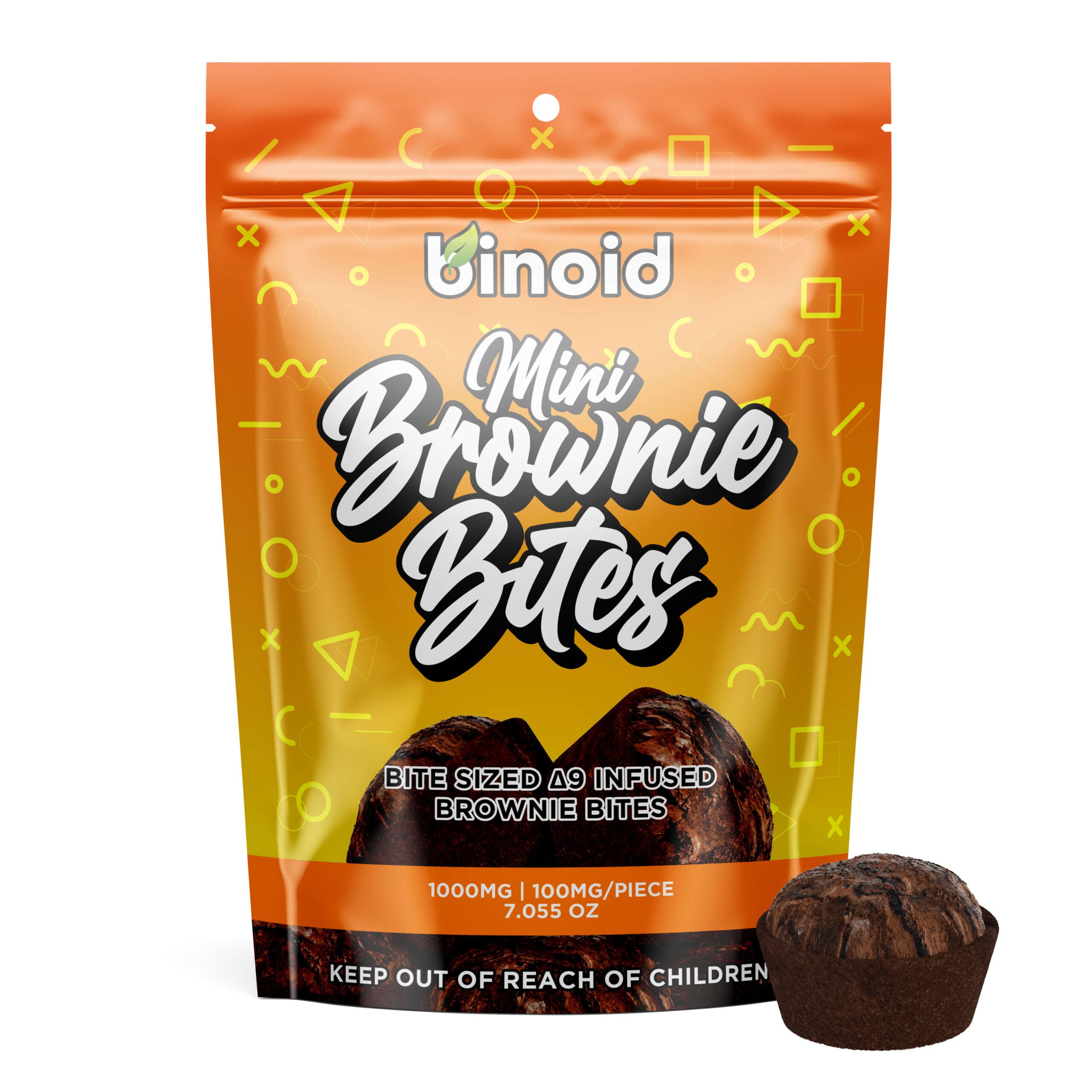 Delta 9 1000mg Infused Mini Brownie Bites Delta 9 1000mg Infused Mini Brownie Bites